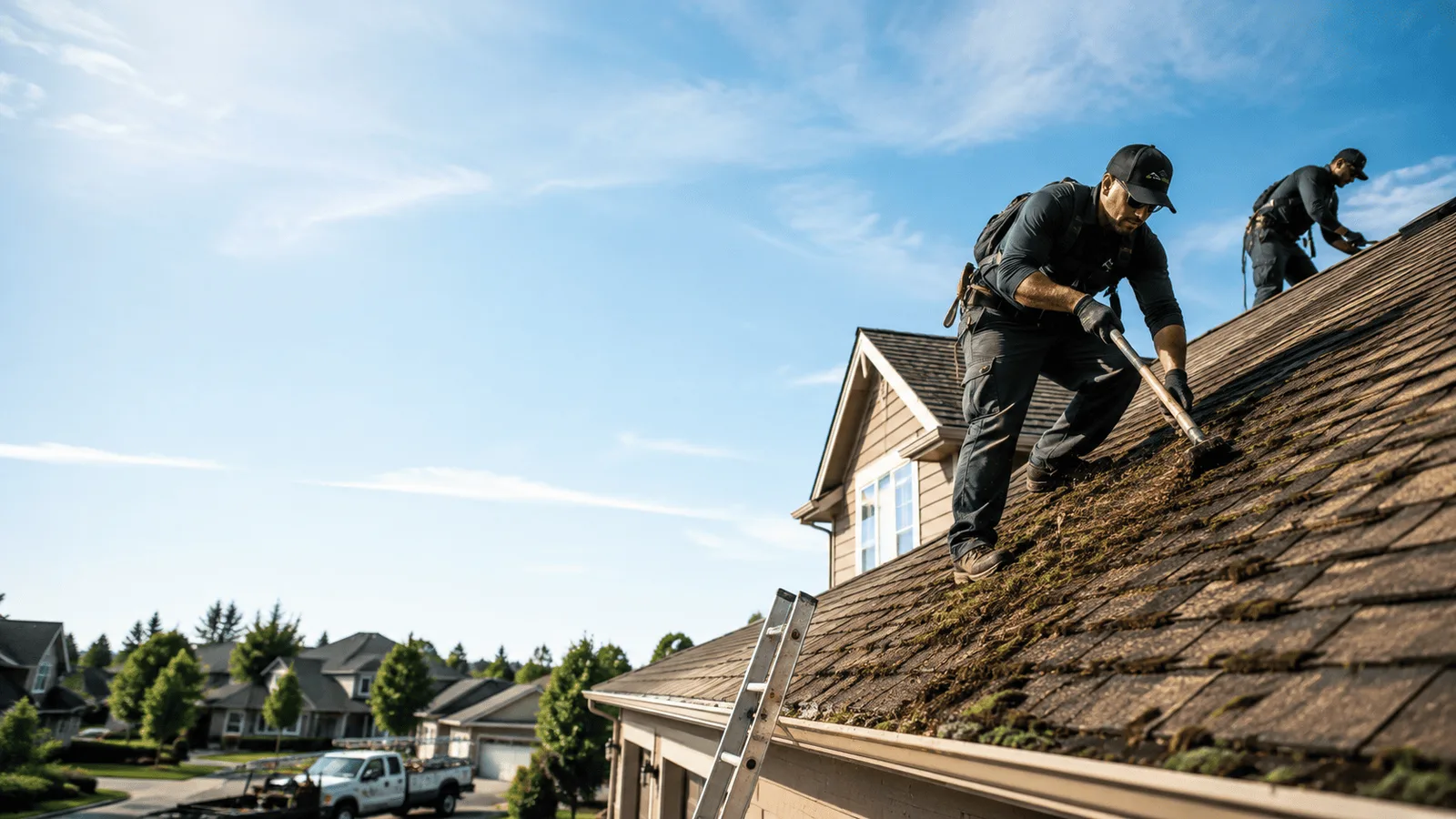 Roof Moss Removal in New Memphis, IL near me